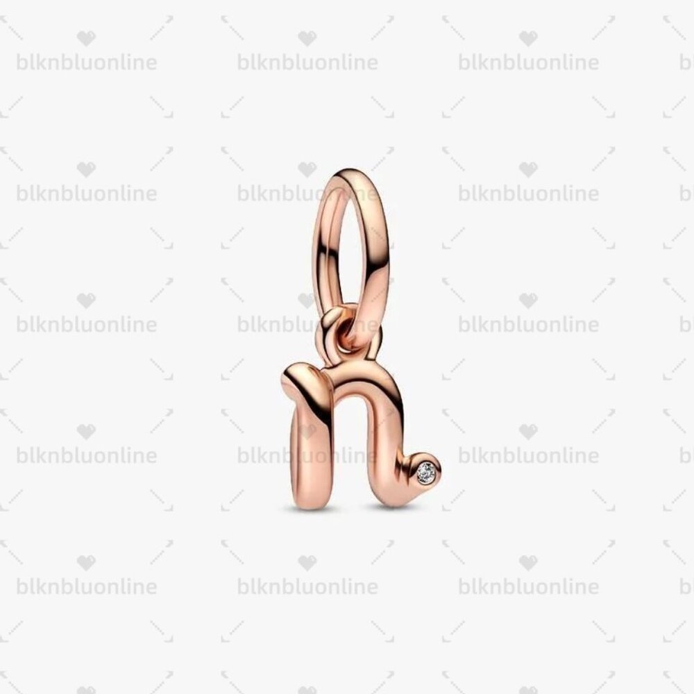Pandora Letter n Script Alphabet Dangle Charm